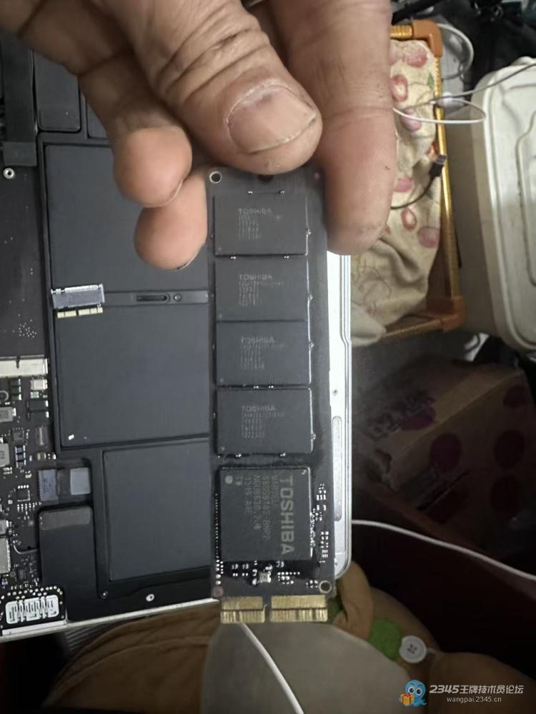 自用的苹果A1466固态硬盘满血复活