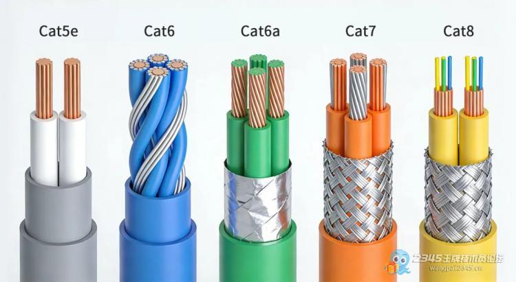 网线从cat5已经到cat8了