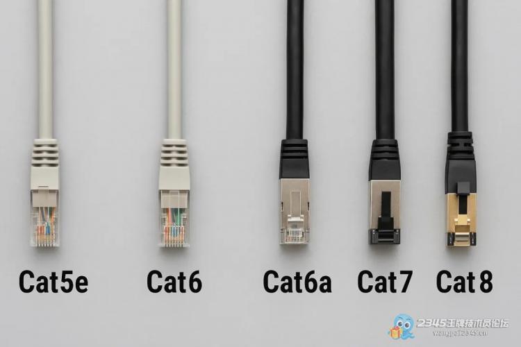 网线从cat5已经到cat8了