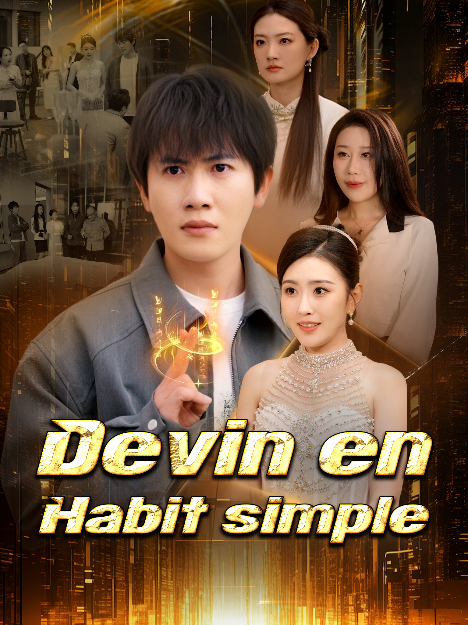 Devin en habit simple