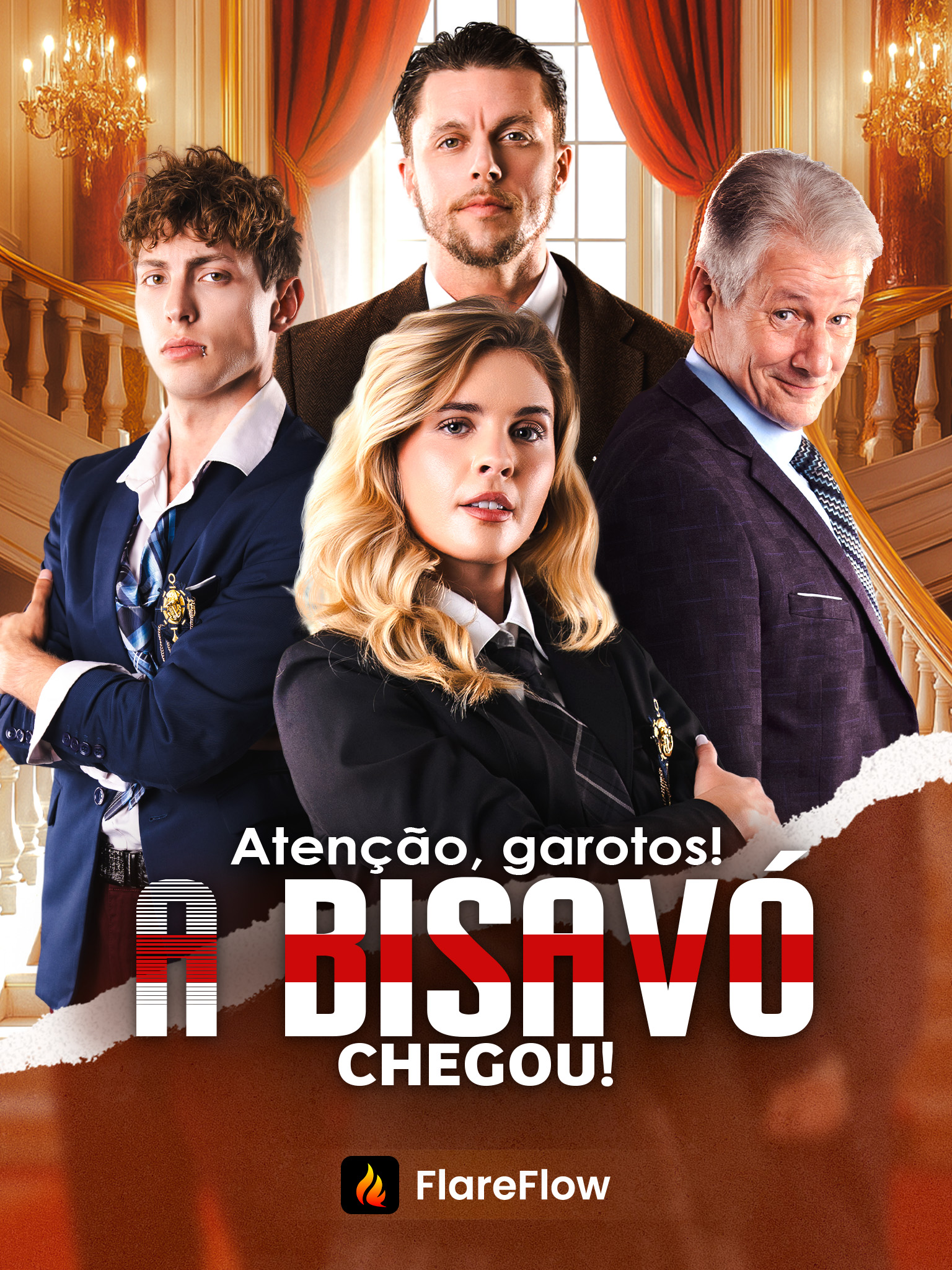 Atenção, rapazes! A bisavó chegou!