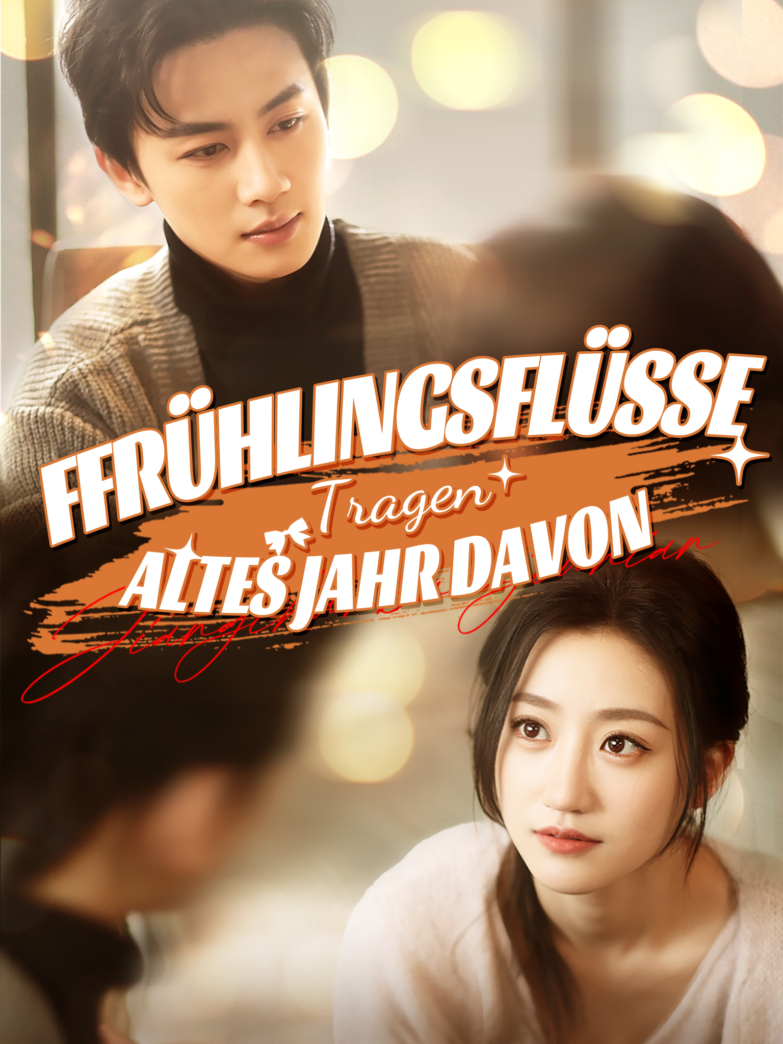 Frühlingsflüsse Tragen Altes Jahr Davon