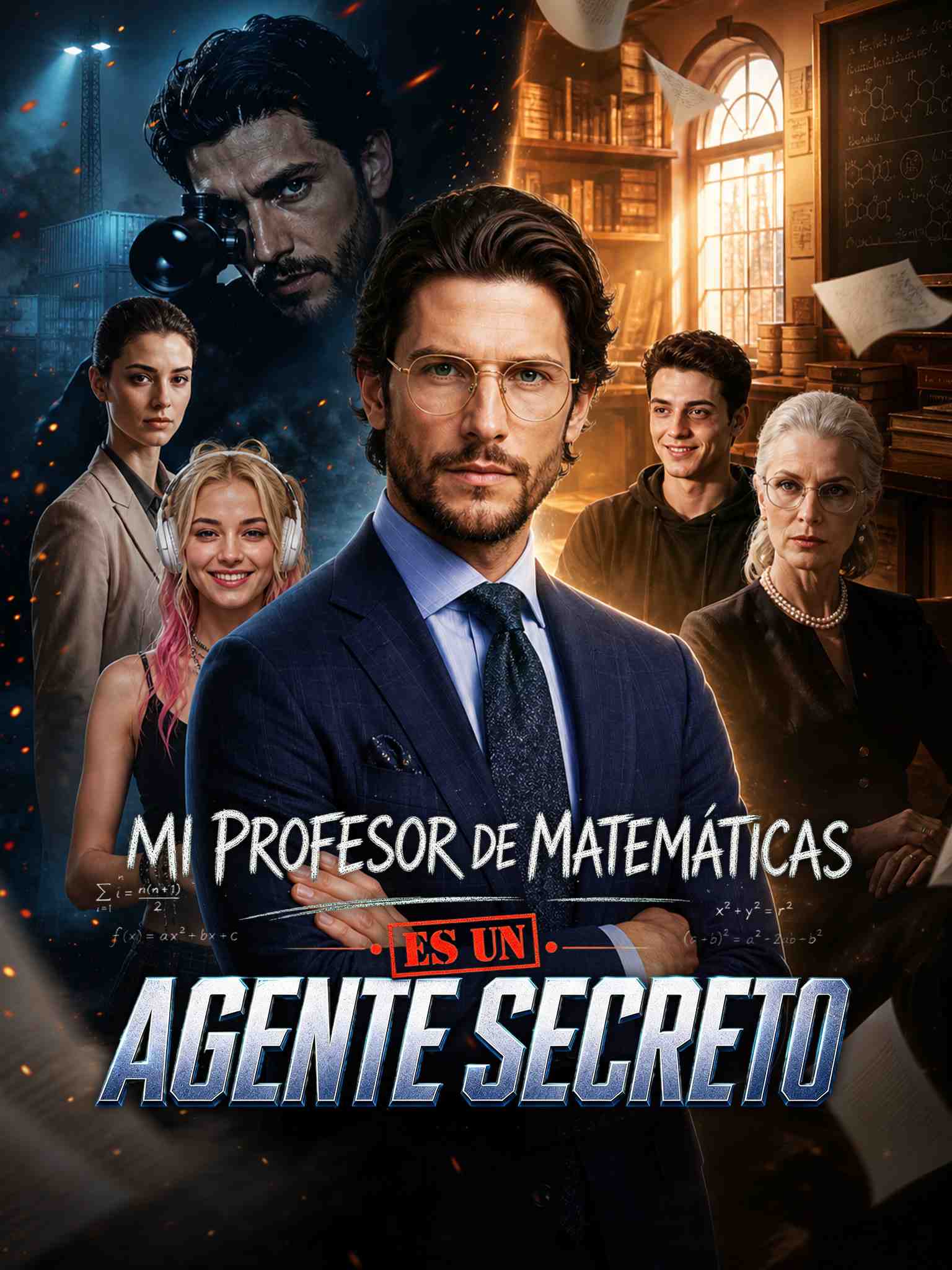 AI真人剧 My Math Teacher Is a Secret Agent（外部自制）AI西配