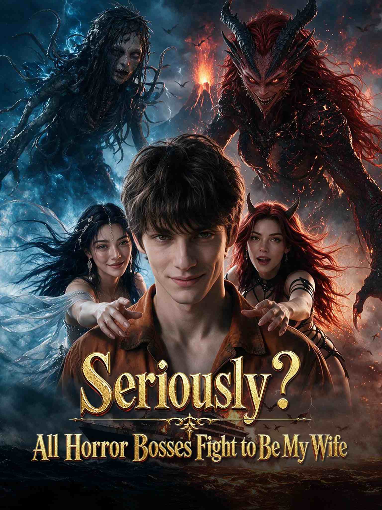 AI真人剧 Seriously? All Horror Bosses Fight to Be My Wife