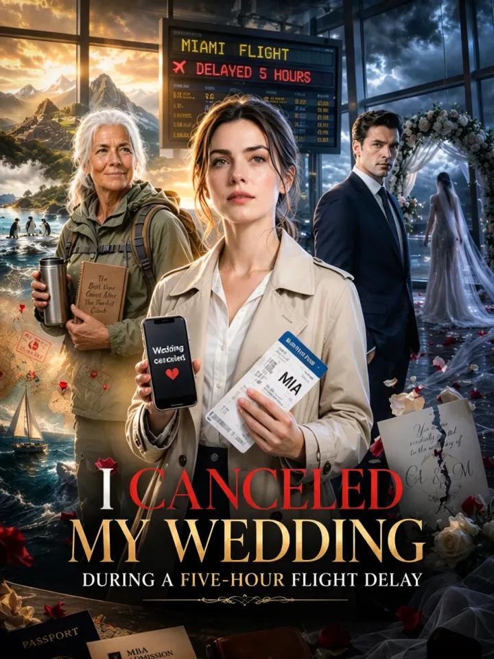 I canceled the wedding during the five-hour flight delay poster