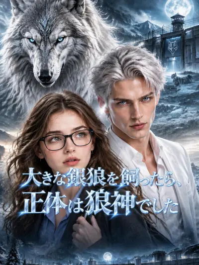 大きな銀狼を飼ったら、正体は狼神でした poster
