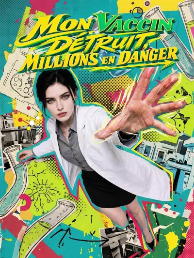 MON VACCIN DÉTRUIT, MILLIONS EN DANGER poster