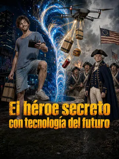 El héroe secreto con tecnología del futuro poster