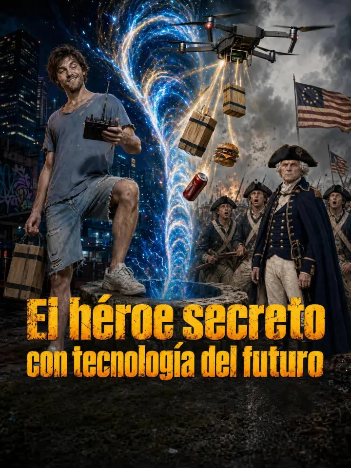 El héroe secreto con tecnología del futuro poster