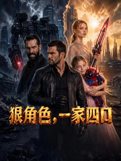 狠角色,一家四口 poster