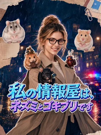 私の情報屋は、ネズミとゴキブリです poster
