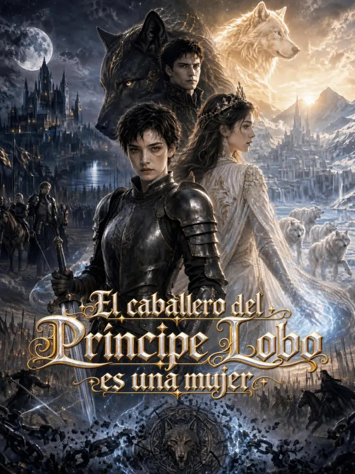 El caballero del Príncipe Lobo es una mujer poster