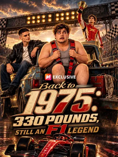 Back to 1975: 330 Pounds, Still an F1 Legend poster