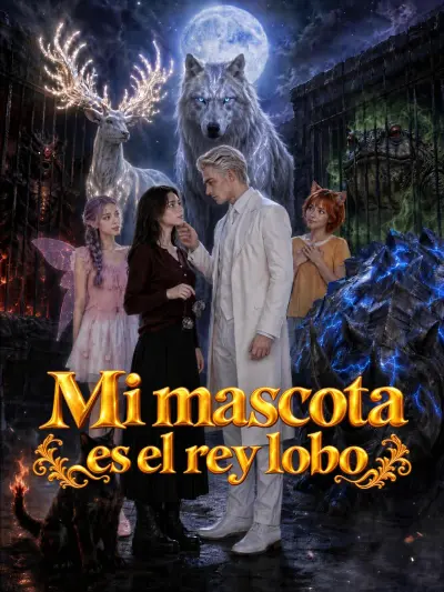 Mi mascota es el rey lobo poster