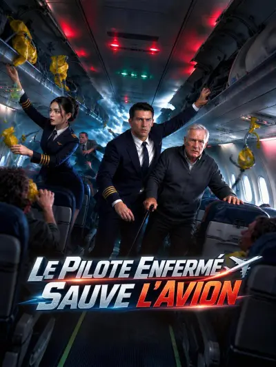 LE PILOTE ENFERMÉ SAUVE L'AVION poster