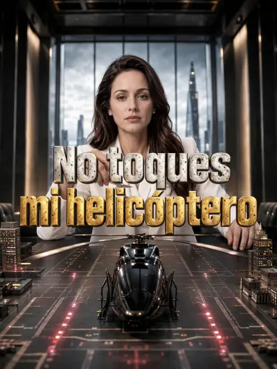 No toques mi helicóptero poster