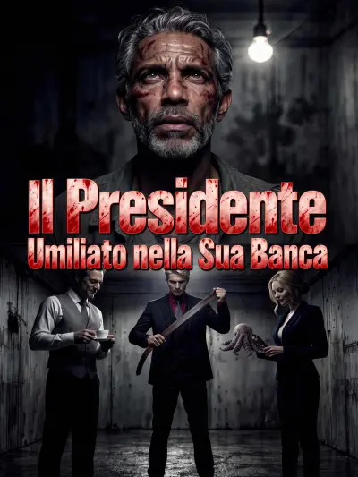 Il Presidente Umiliato nella Sua Banca poster