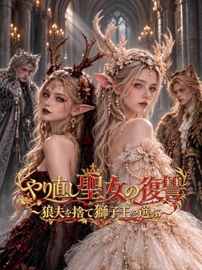 やり直し聖女の復讐~狼夫を捨て獅子王を選ぶ~ poster