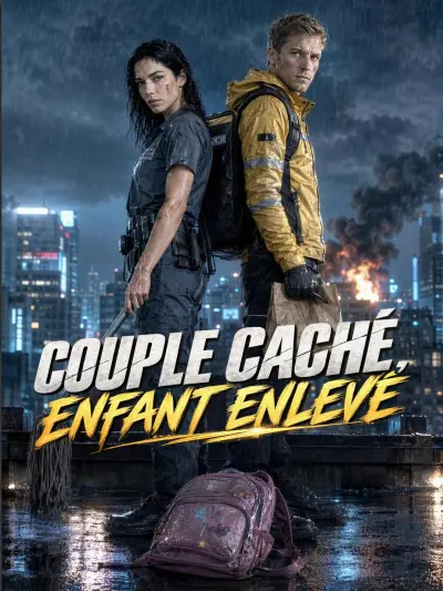 COUPLE CACHÉ, ENFANT ENLEVÉ poster