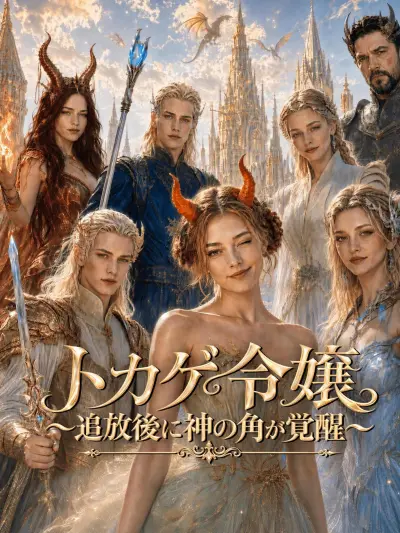 トカゲ令嬢~追放後に神の角が覚醒~ poster