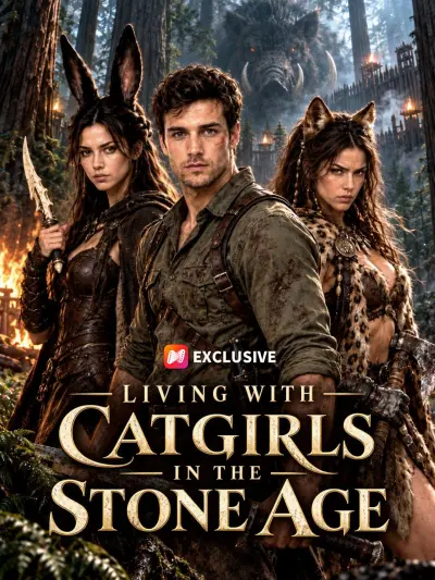 Living with Catgirls in the Stone Age poster