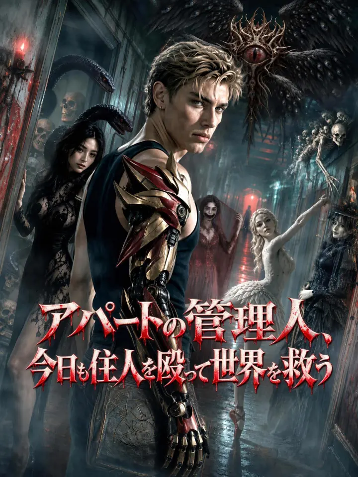 アパートの管理人、今日も住人を殴って世界を救う poster