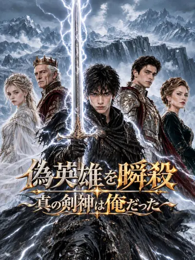 偽英雄を瞬殺~真の剣神は俺だった~ poster