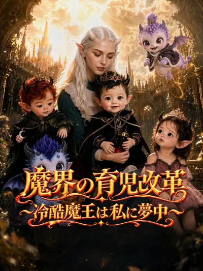 魔界の育児改革~冷酷魔王は私に夢中~ poster