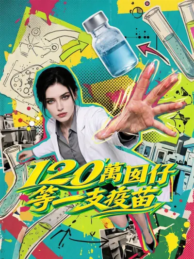 120萬囡仔等一支疫苗 poster
