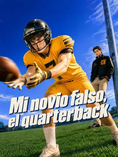 Mi novio falso, el quarterback poster