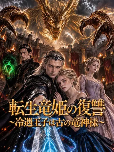 転生竜姫の復讐~冷遇王子は古の竜神様~ poster