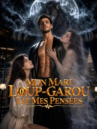 MON MARI LOUP-GAROU LIT MES PENSÉES poster