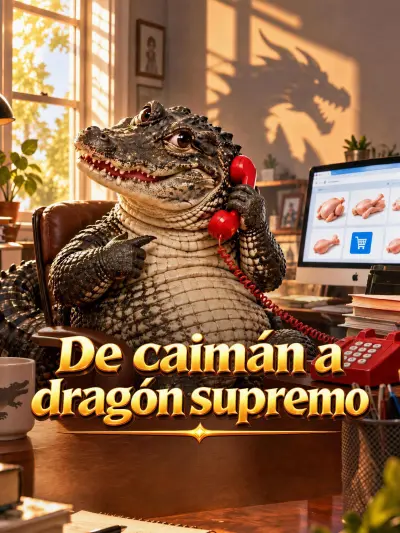 De caimán a dragón supremo poster
