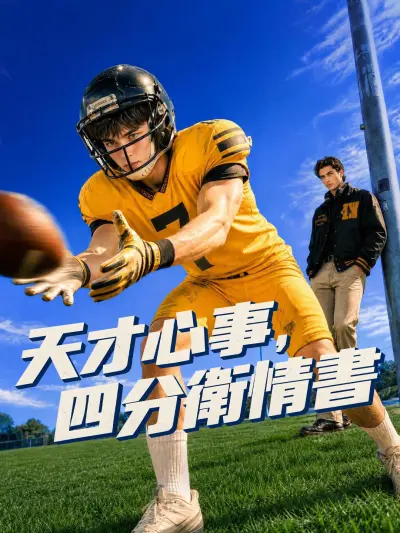 天才心事,四分衛情書 poster