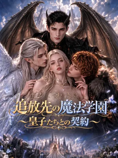 追放先の魔法学園~皇子たちとの契約~ poster