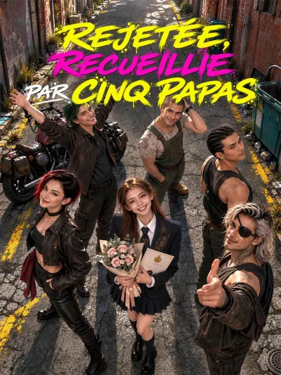 REJETÉE, RECUEILLIE PAR CINQ PAPAS poster