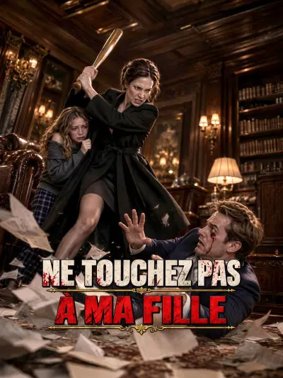 NE TOUCHEZ PAS À MA FILLE poster