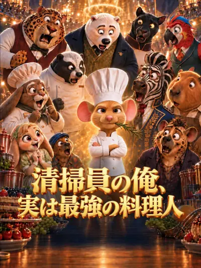 清掃員の俺、実は最強の料理人 poster