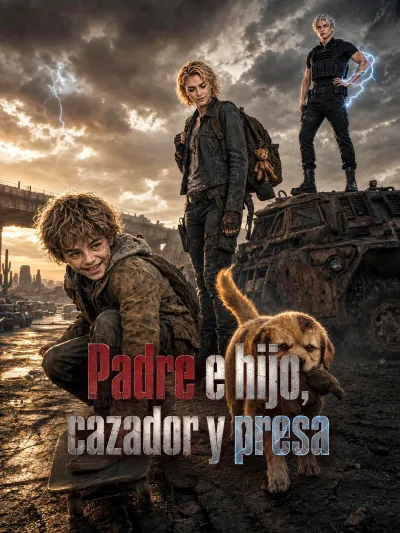 Padre e hijo, cazador y presa poster