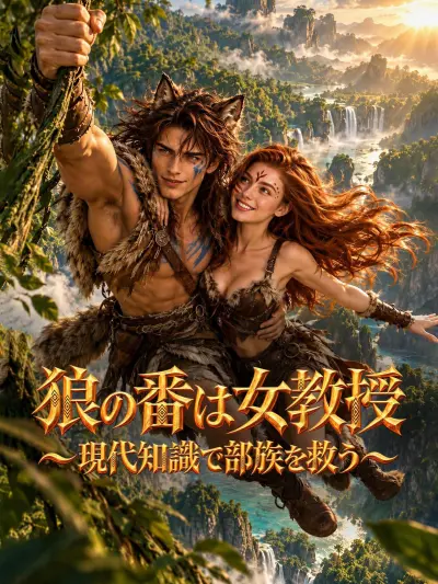 狼の番は女教授~現代知識で部族を救う~ poster