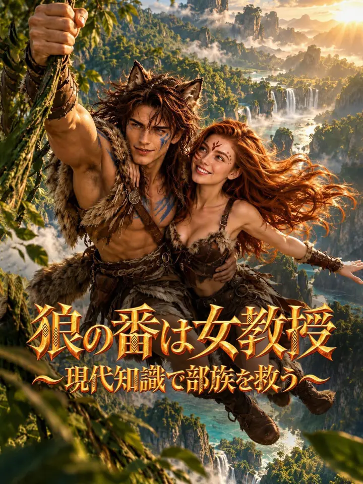 狼の番は女教授~現代知識で部族を救う~ poster