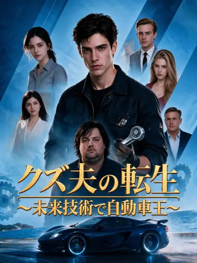 クズ夫の転生~未来技術で自動車王~ poster