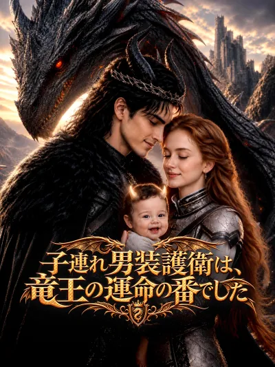 子連れ男装護衛は、竜王の運命の番でした poster