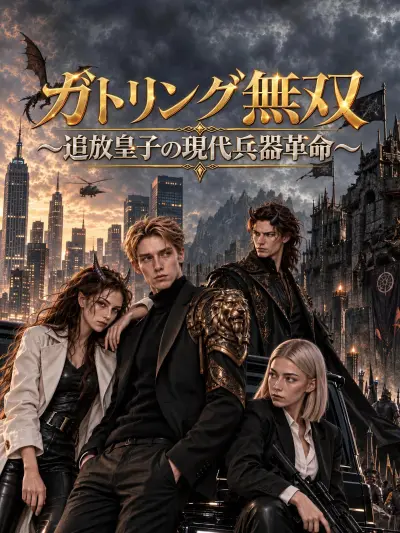 ガトリング無双~追放皇子の現代兵器革命~ poster