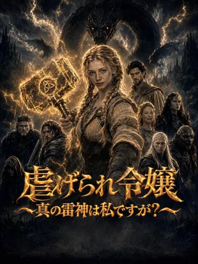 虐げられ令嬢~真の雷神は私ですが?~ poster