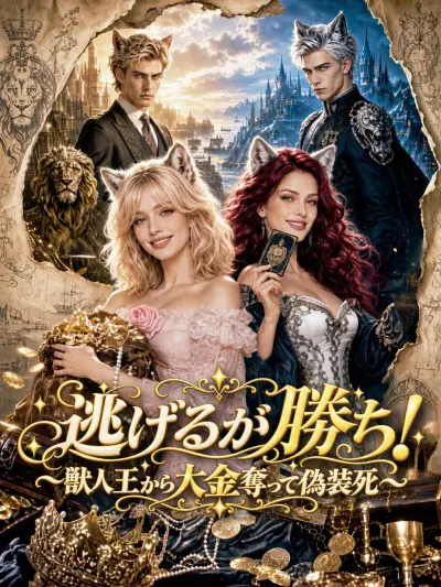 逃げるが勝ち!~獣人王から大金奪って偽装死~ poster