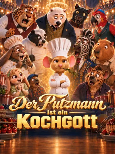 Der Putzmann ist ein Kochgott poster