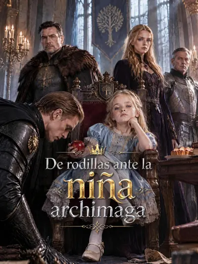 De rodillas ante la niña archimaga poster