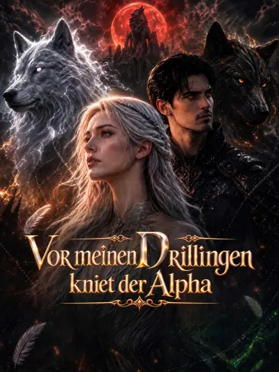 Vor meinen Drillingen kniet der Alpha poster