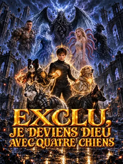 EXCLU, JE DEVIENS DIEU AVEC QUATRE CHIENS poster